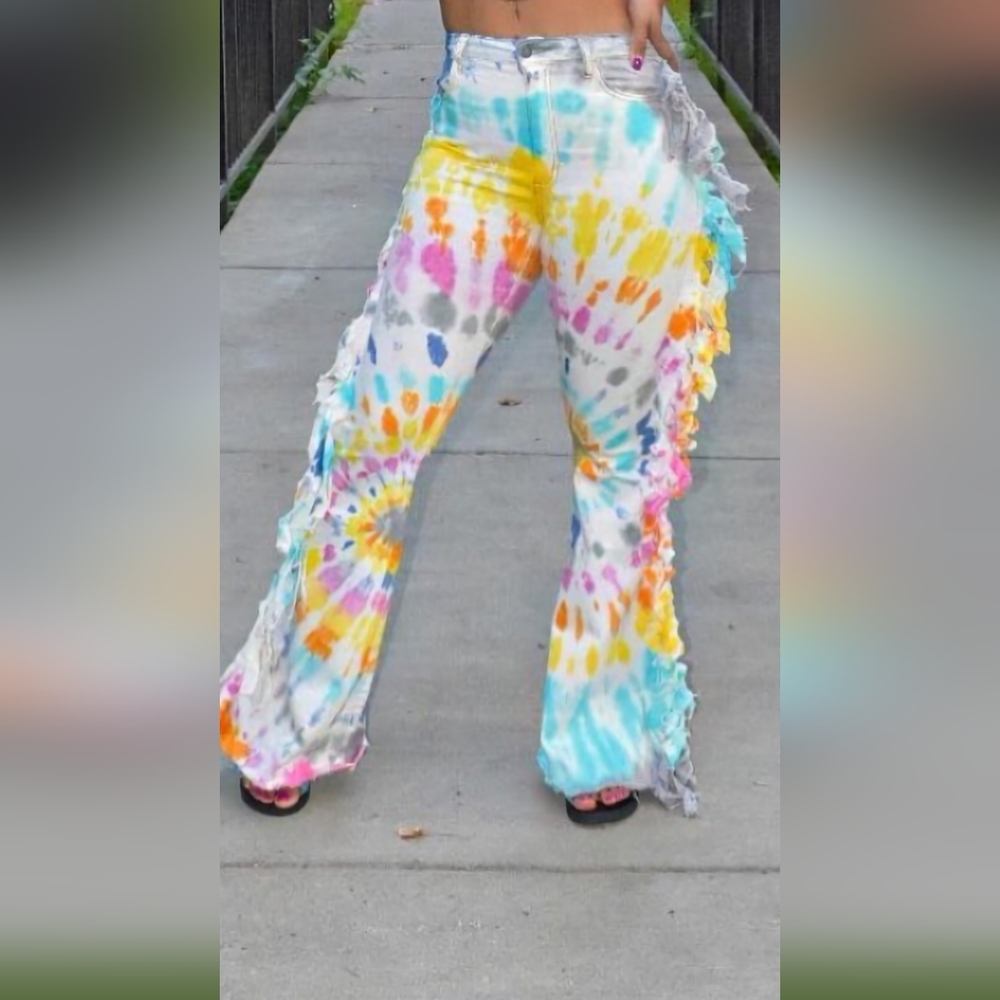 Tie dye Jean size 9 - Picture 3 of 3